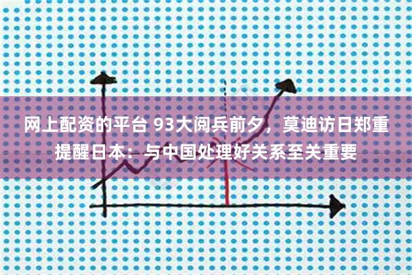 网上配资的平台 93大阅兵前夕，莫迪访日郑重提醒日本：与中国处理好关系至关重要